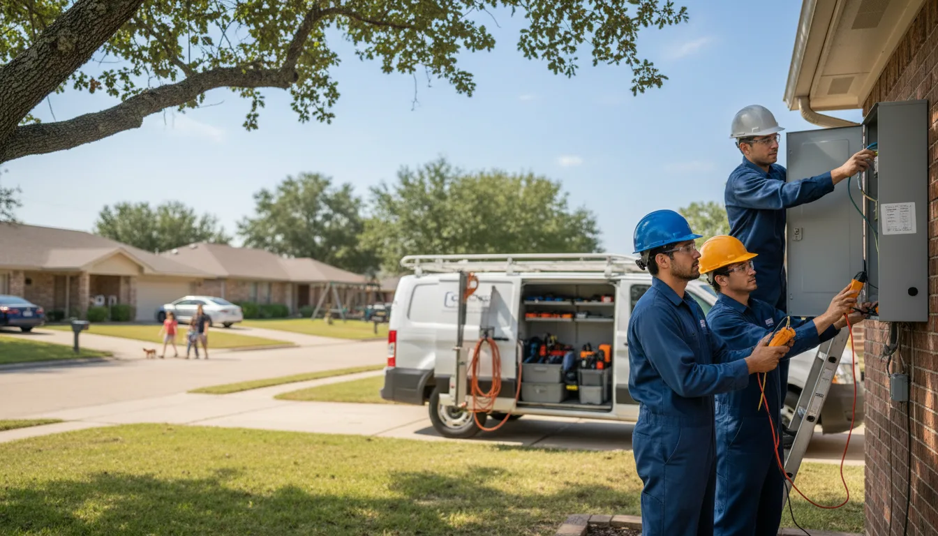 Certified electrician providing emergency electrical services in Eastman, WI